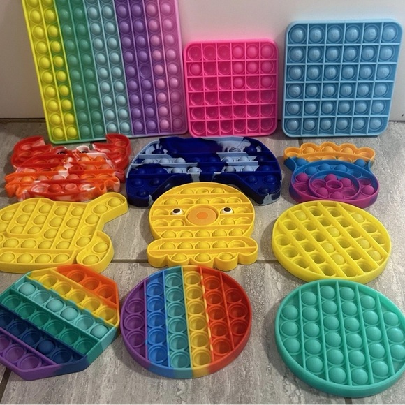 Colorful Pop It Fidget Toy Set - Picture 3 of 3